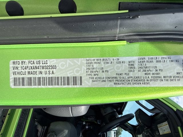 2026 Jeep Wrangler Sport S