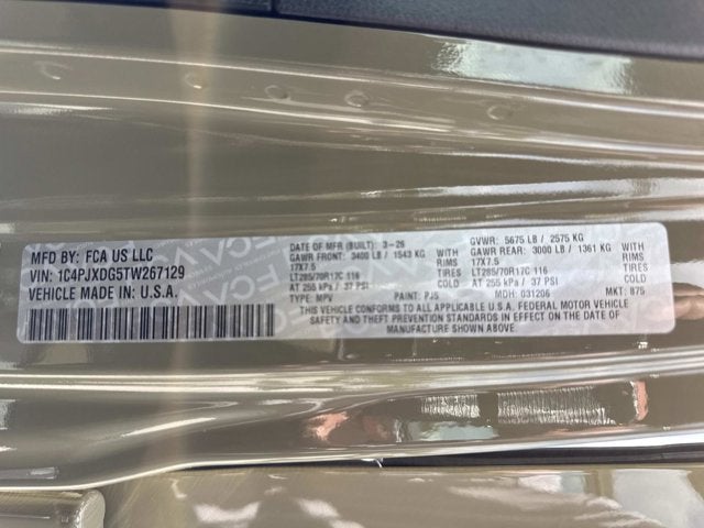 2026 Jeep Wrangler Willys 41