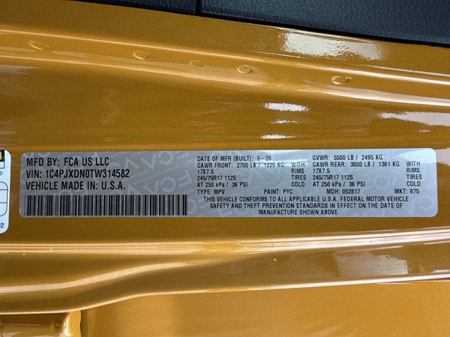 2026 Jeep Wrangler Sport S