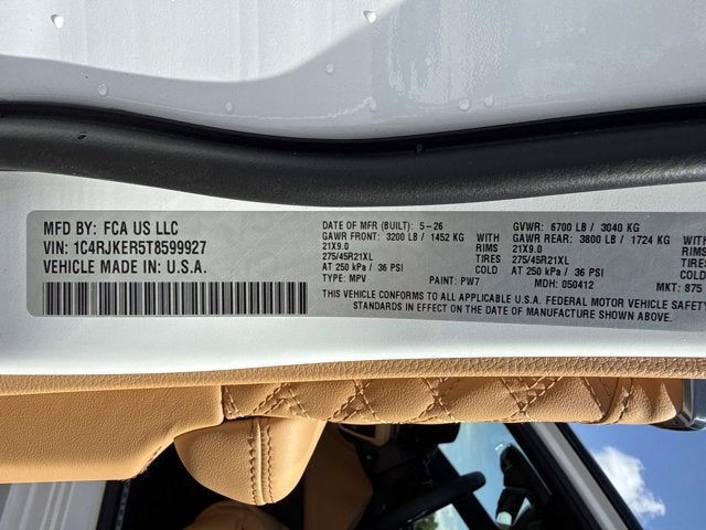 2026 Jeep Grand Cherokee L Summit