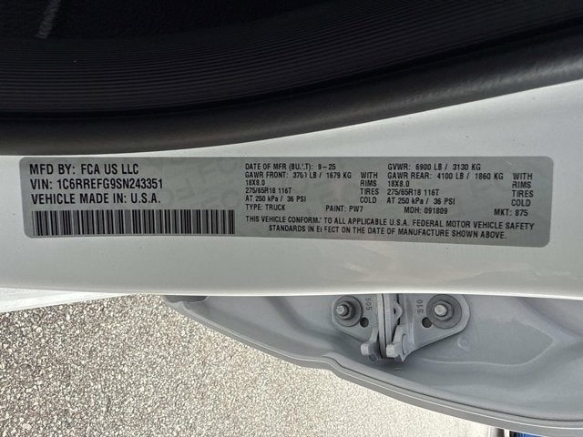 2025 RAM 1500 Big Horn