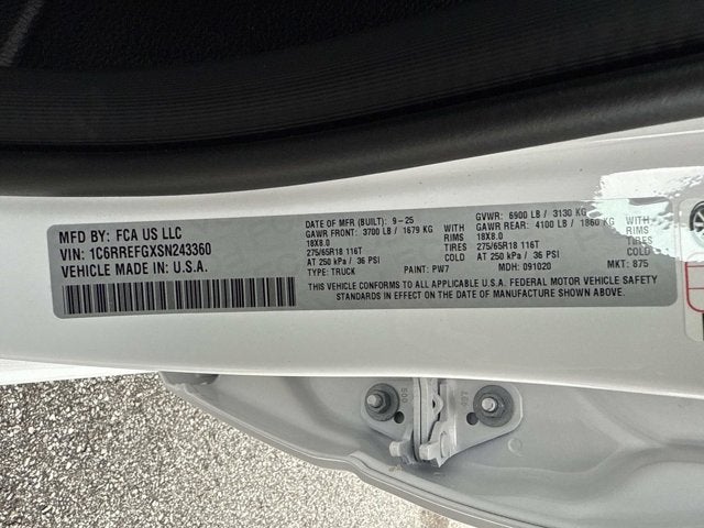 2025 RAM 1500 Big Horn