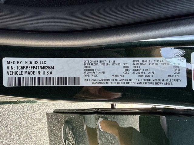 2026 RAM 1500 Big Horn