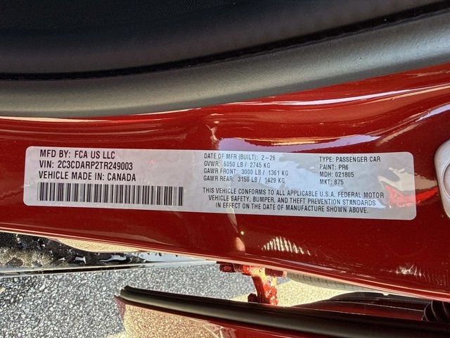2026 Dodge Charger Scat Pack Plus