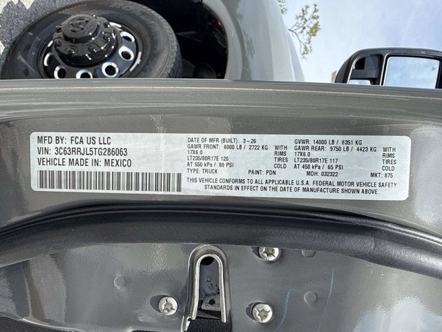 2026 RAM 3500 Laramie