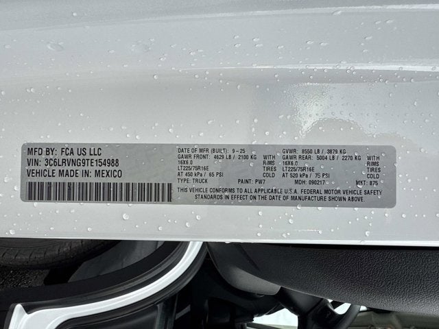 2026 RAM ProMaster Cargo Van Tradesman