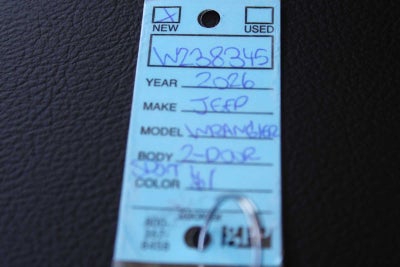 2026 Jeep Wrangler WRANGLER 2-DOOR SPORT