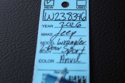 2026 Jeep Wrangler WRANGLER 2-DOOR SPORT