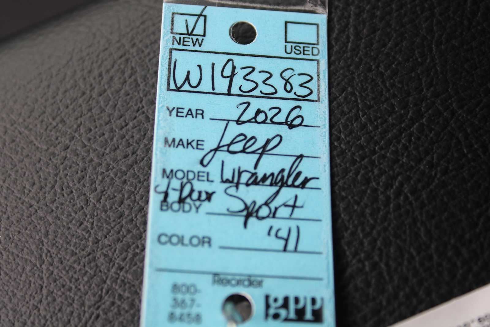 2026 Jeep Wrangler WRANGLER 4-DOOR WILLYS