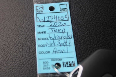 2026 Jeep Wrangler WRANGLER 4-DOOR SPORT S