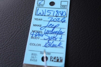 2026 Jeep Wrangler WRANGLER 4-DOOR SPORT