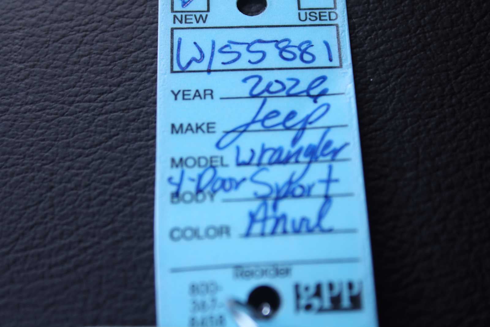 2026 Jeep Wrangler WRANGLER 4-DOOR WILLYS