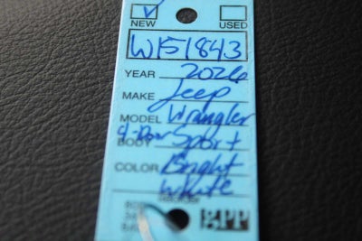 2026 Jeep Wrangler WRANGLER 4-DOOR SPORT