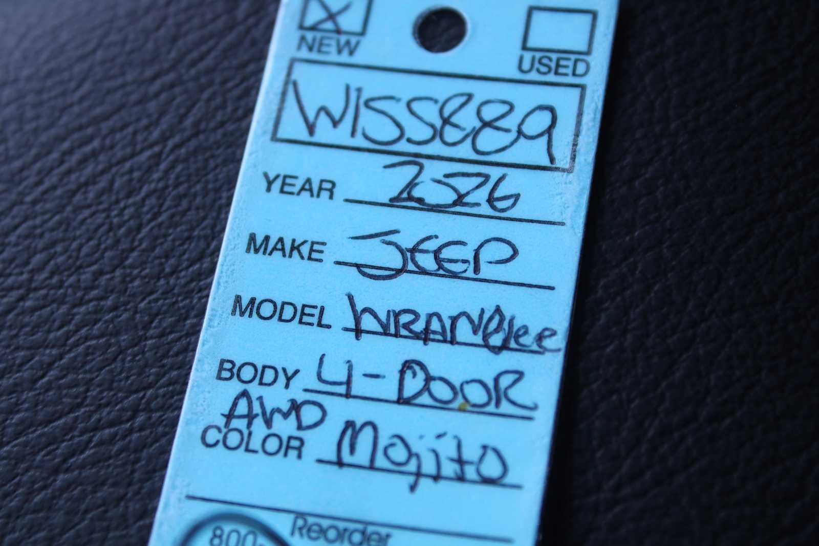 2026 Jeep Wrangler WRANGLER 4-DOOR WILLYS