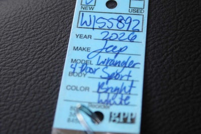 2026 Jeep Wrangler WRANGLER 4-DOOR WILLYS