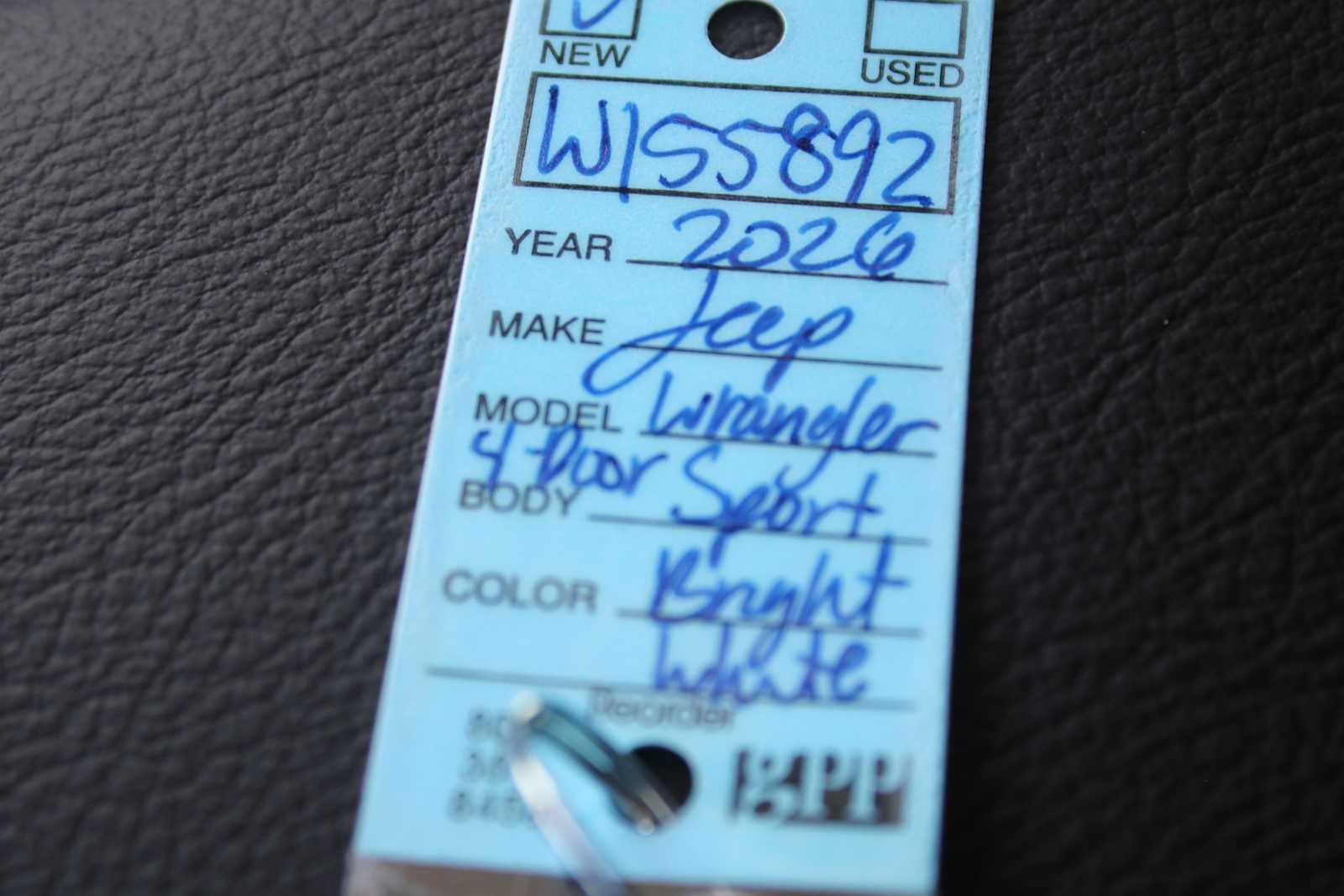 2026 Jeep Wrangler WRANGLER 4-DOOR WILLYS