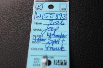 2026 Jeep Wrangler WRANGLER 4-DOOR WILLYS