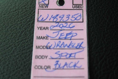 2026 Jeep Wrangler Sport
