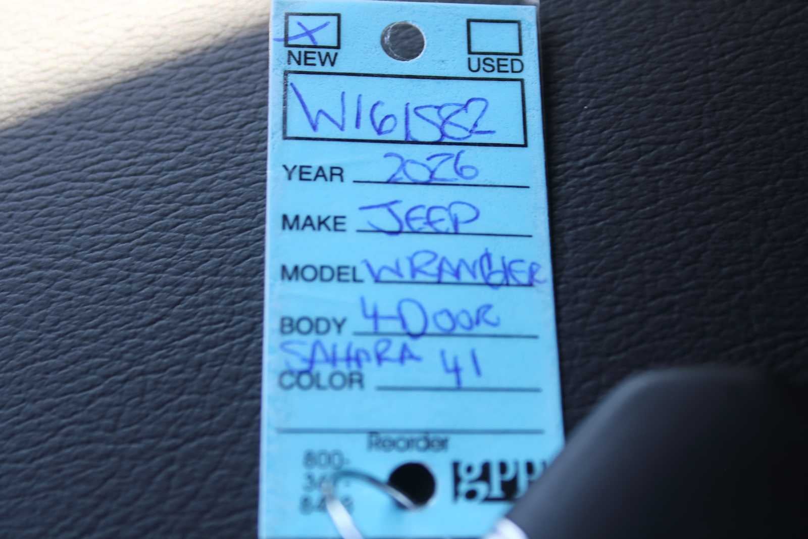 2026 Jeep Wrangler WRANGLER 4-DOOR SAHARA