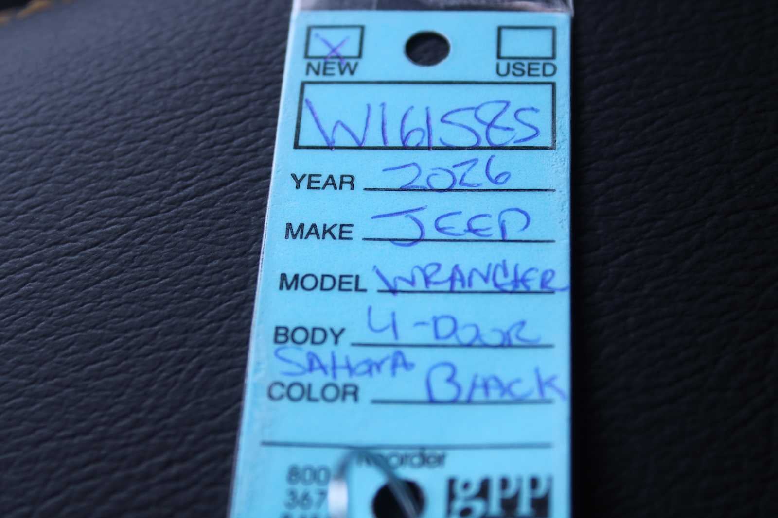 2026 Jeep Wrangler WRANGLER 4-DOOR SAHARA