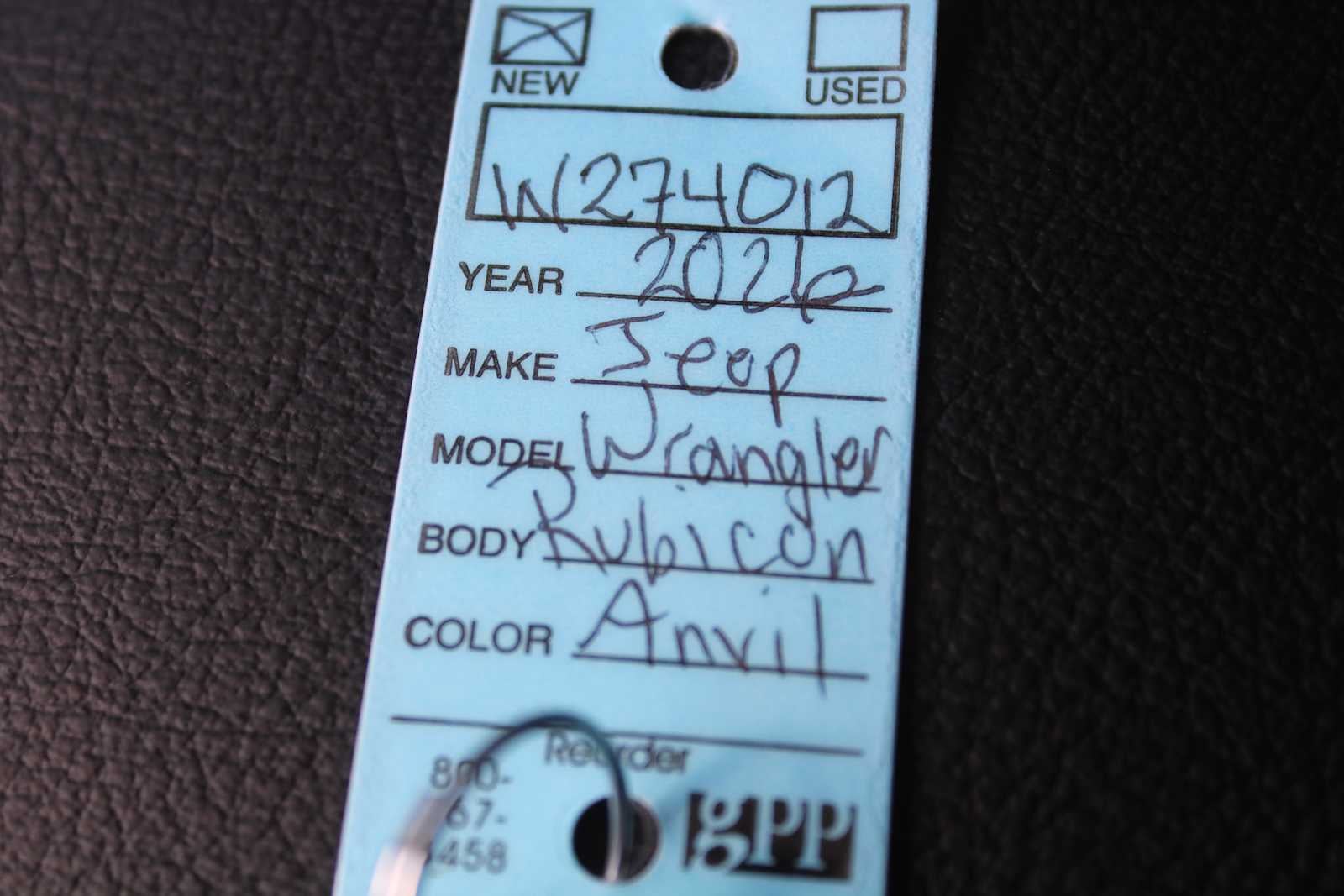 2026 Jeep Wrangler WRANGLER 4-DOOR RUBICON