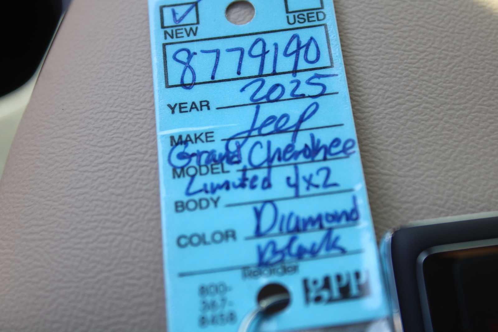 2025 Jeep Grand Cherokee GRAND CHEROKEE LIMITED 4X2