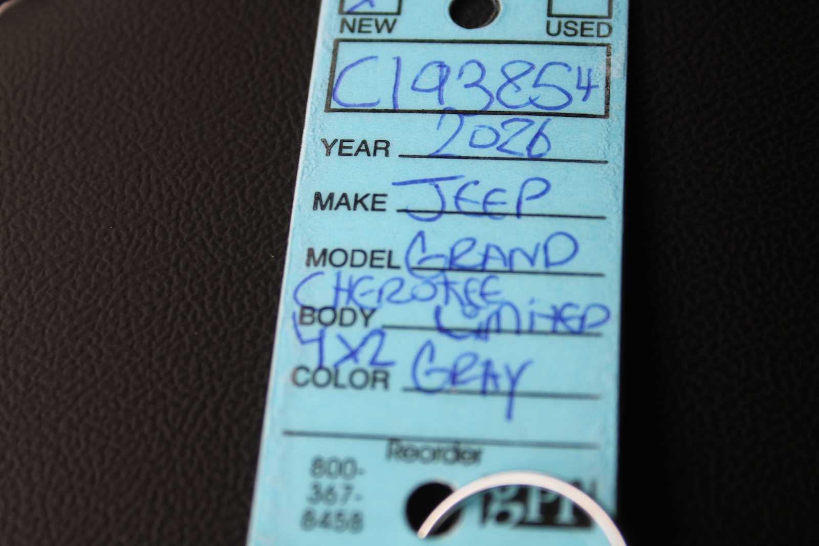 2026 Jeep Grand Cherokee GRAND CHEROKEE LIMITED 4X2