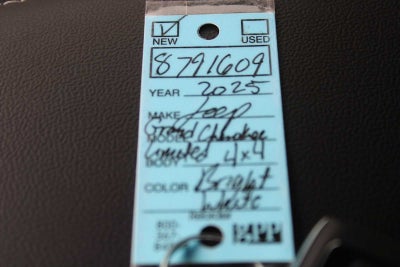 2025 Jeep Grand Cherokee GRAND CHEROKEE LIMITED 4X4