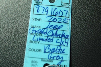 2025 Jeep Grand Cherokee GRAND CHEROKEE LIMITED 4X4