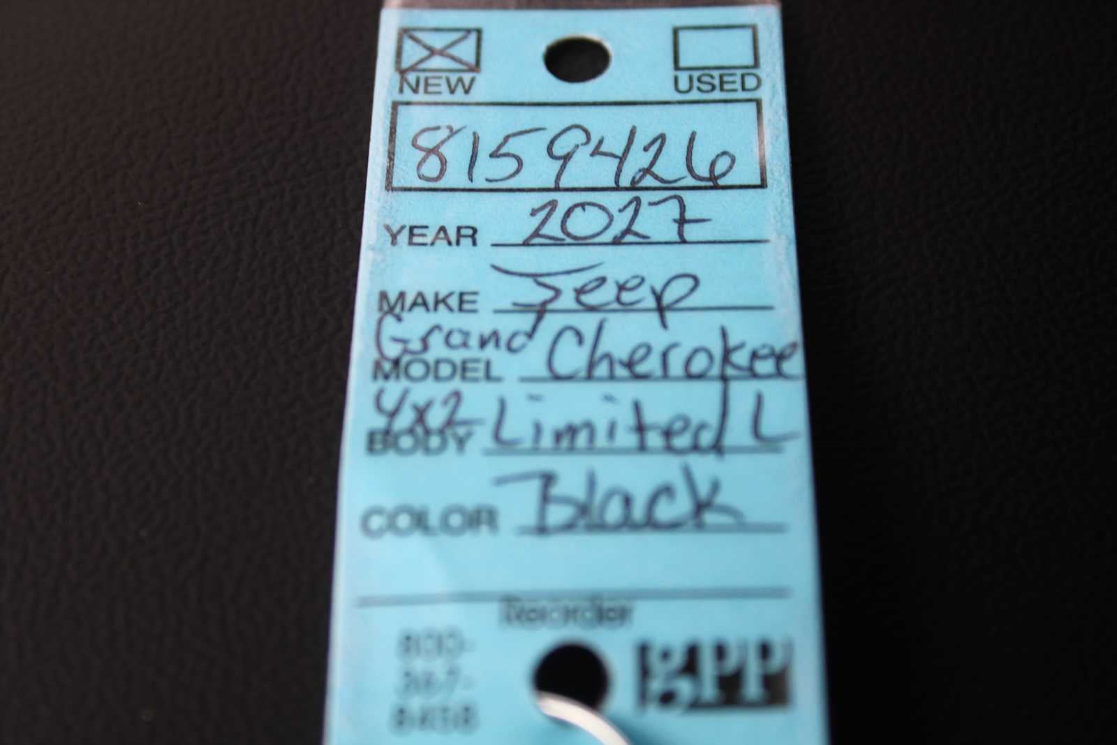 2027 Jeep Grand Cherokee L Limited