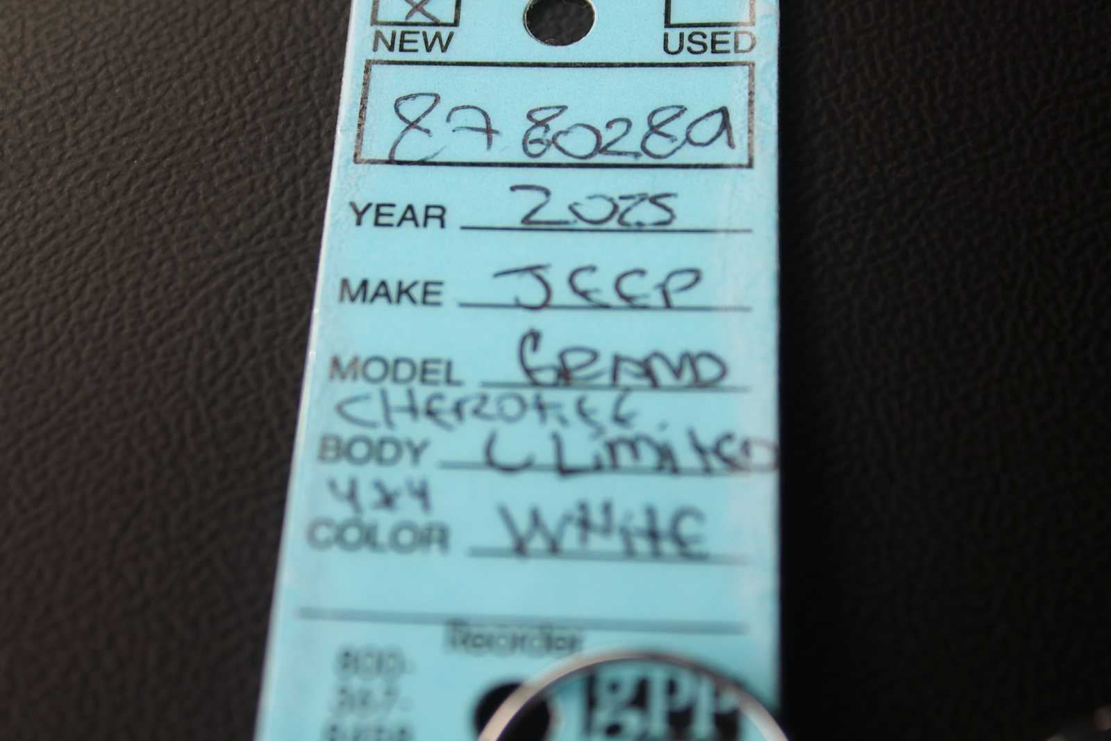 2025 Jeep Grand Cherokee GRAND CHEROKEE L LIMITED 4X4