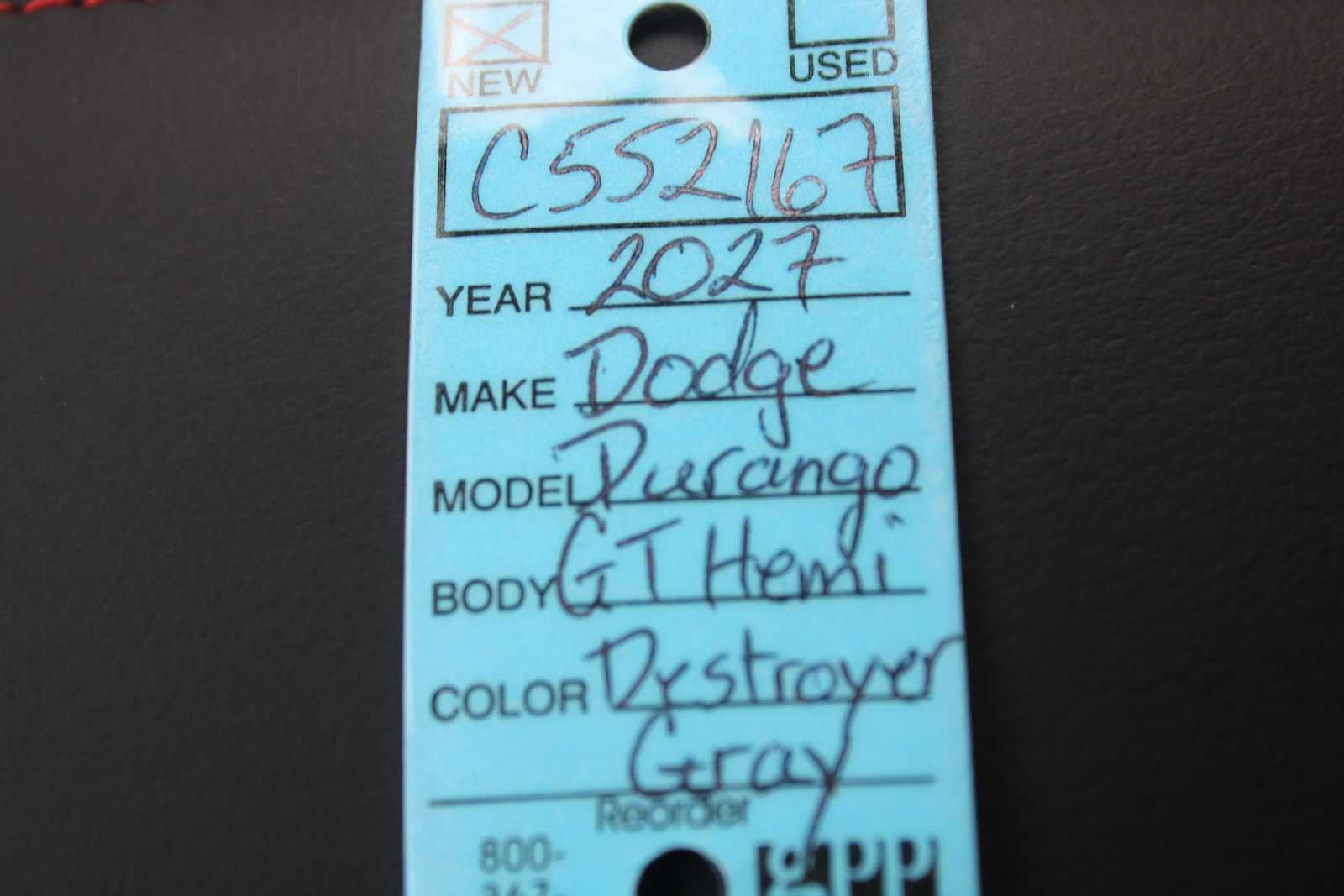 2027 Dodge Durango GT Plus HEMI