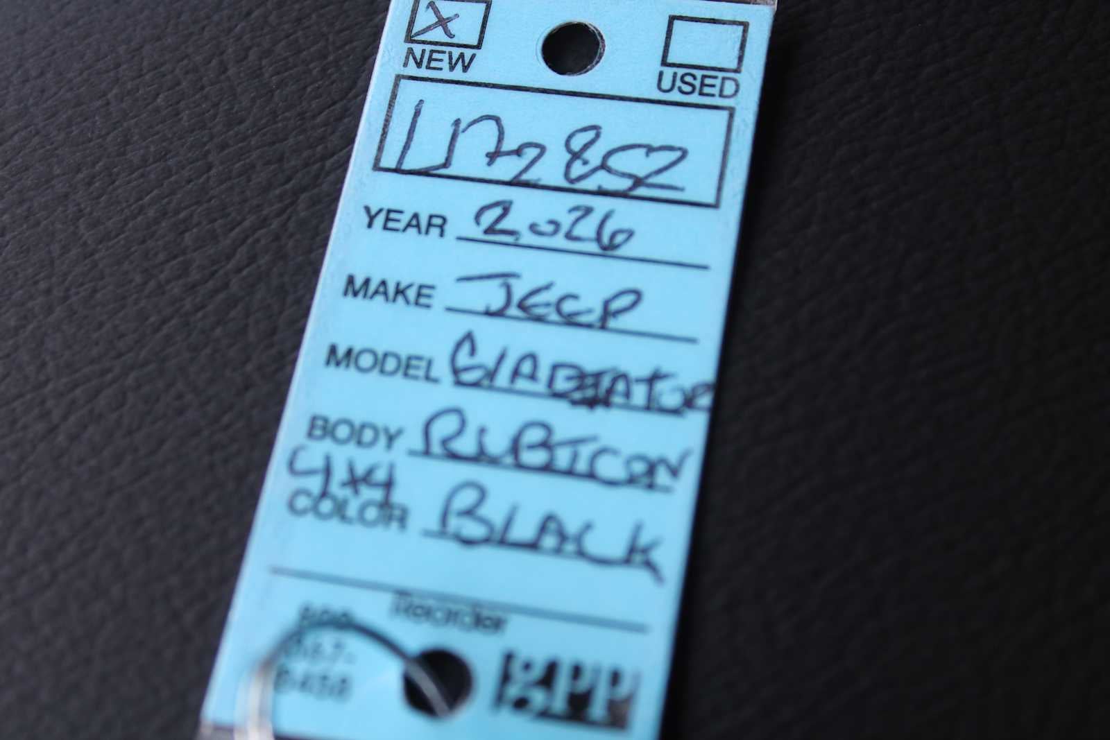 2026 Jeep Gladiator GLADIATOR RUBICON X 4X4