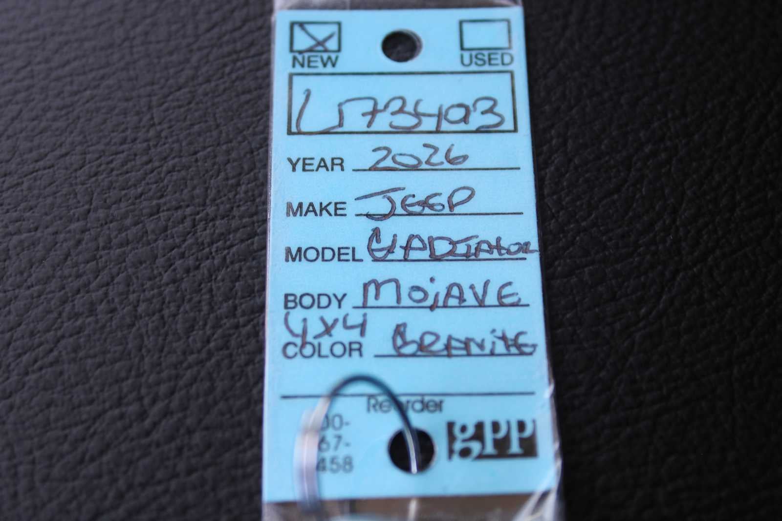 2026 Jeep Gladiator GLADIATOR MOJAVE 4X4