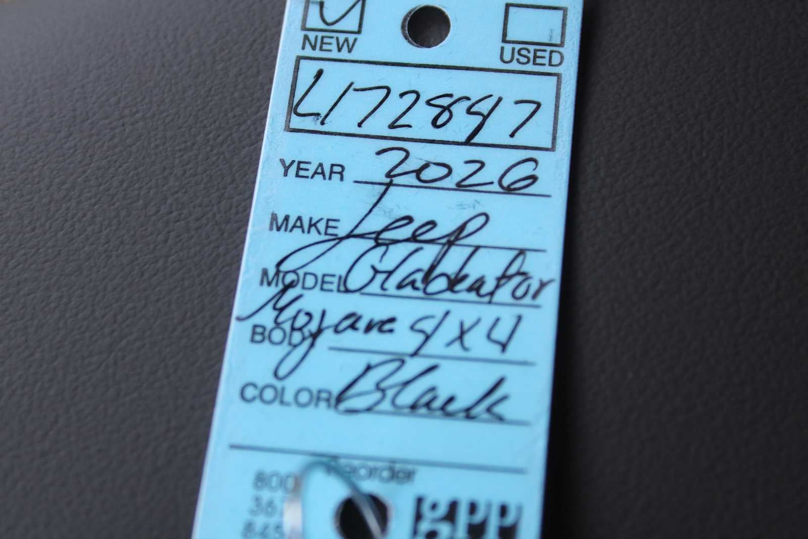 2026 Jeep Gladiator GLADIATOR MOJAVE X 4X4