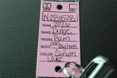 2026 RAM Ram 1500 RAM 1500 BIG HORN CREW CAB 4X2 5'7' BOX