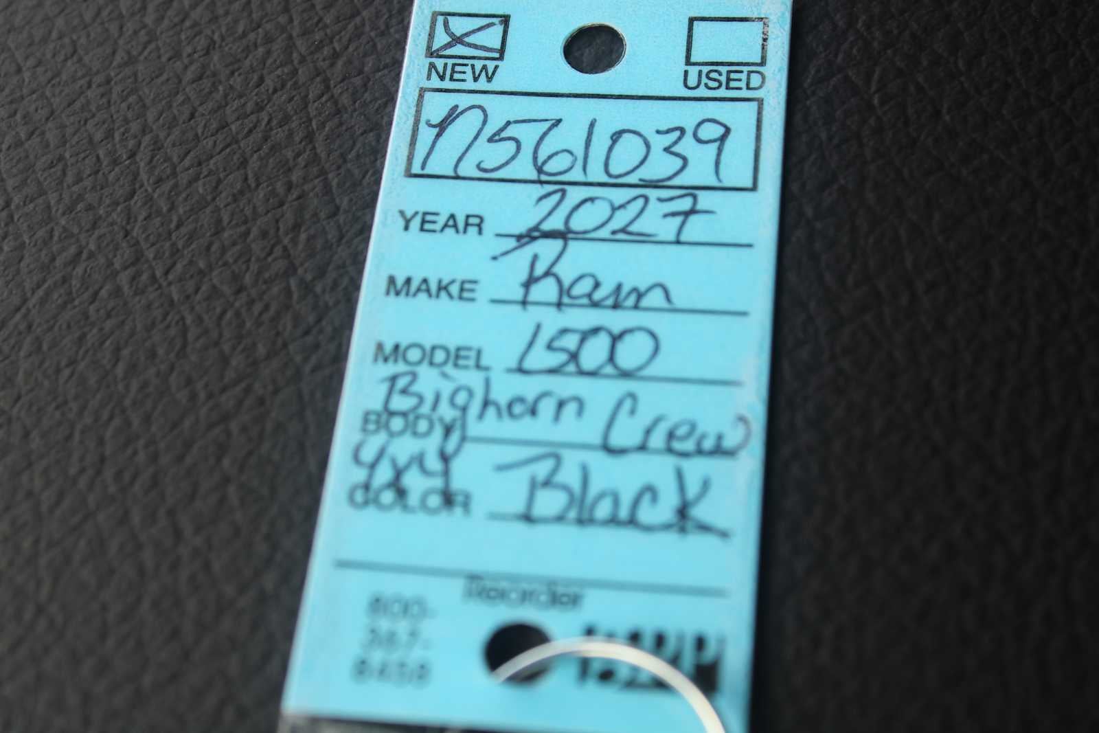 2027 RAM 1500 Big Horn