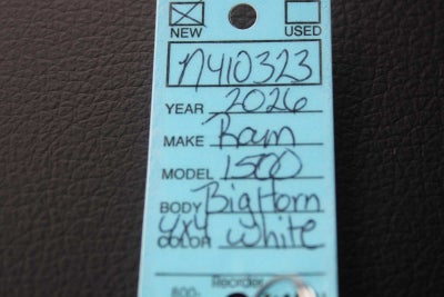 2026 RAM 1500 Big Horn