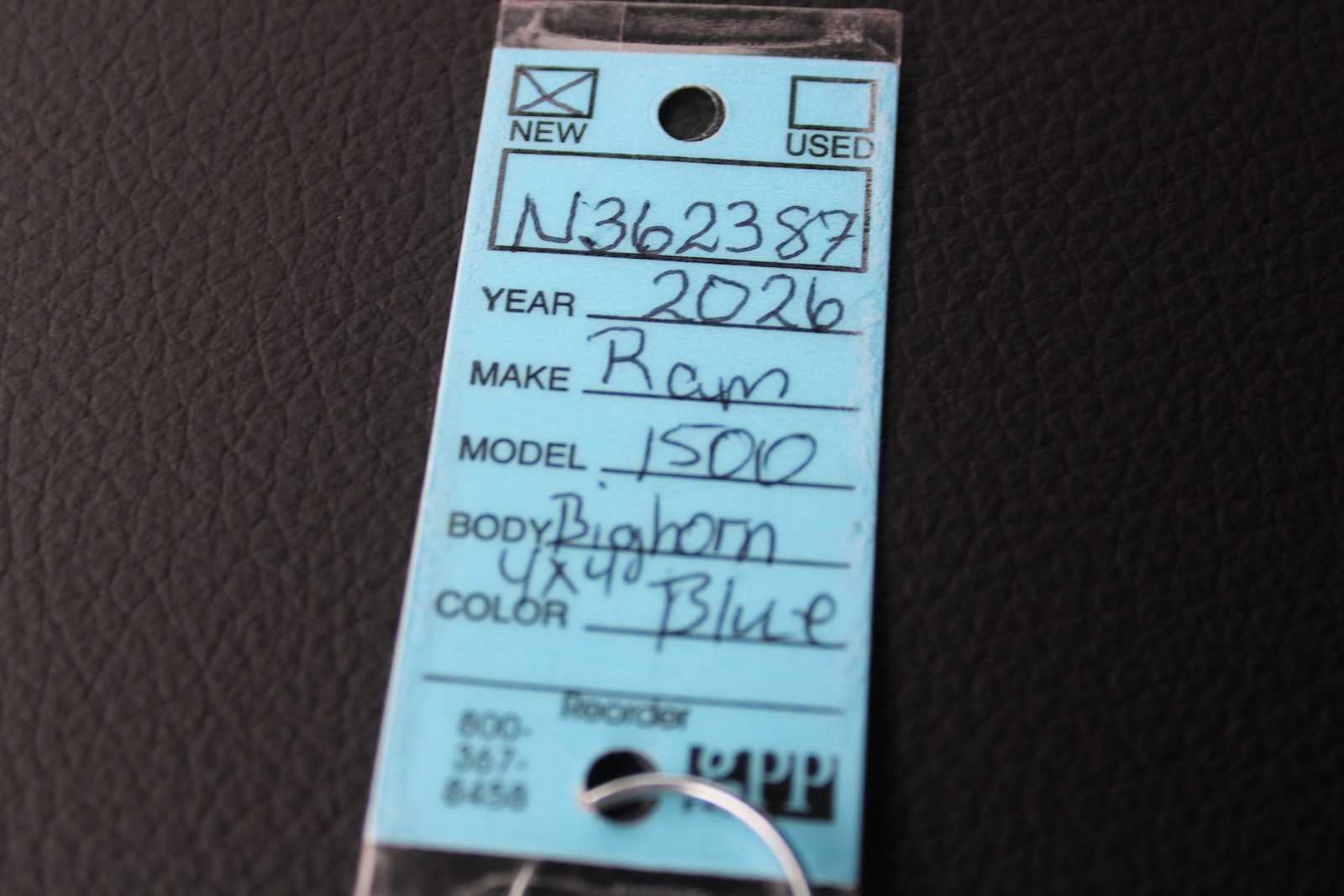 2026 RAM 1500 Big Horn