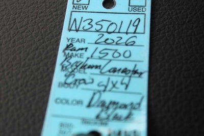 2026 RAM Ram 1500 RAM 1500 BIG HORN CREW CAB 4X4 5'7' BOX