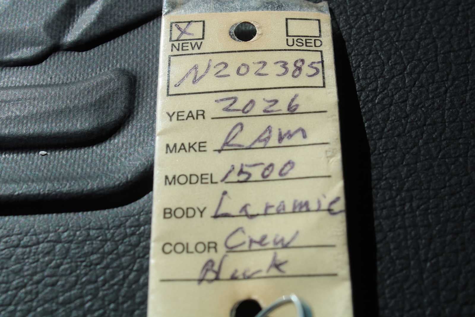 2026 RAM Ram 1500 RAM 1500 LARAMIE CREW CAB 4X4 5'7' BOX