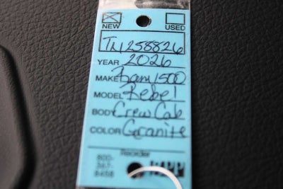 2026 RAM Ram 1500 RAM 1500 REBEL CREW CAB 4X4 5'7' BOX