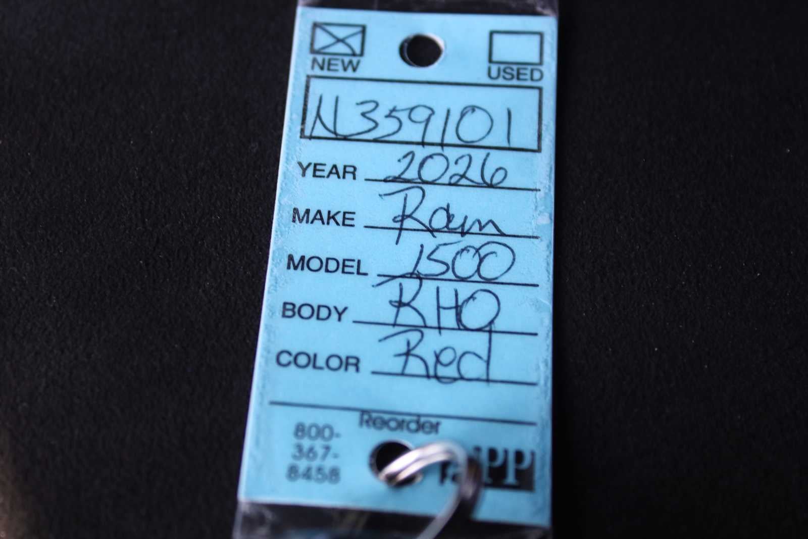 2026 RAM 1500 RHO