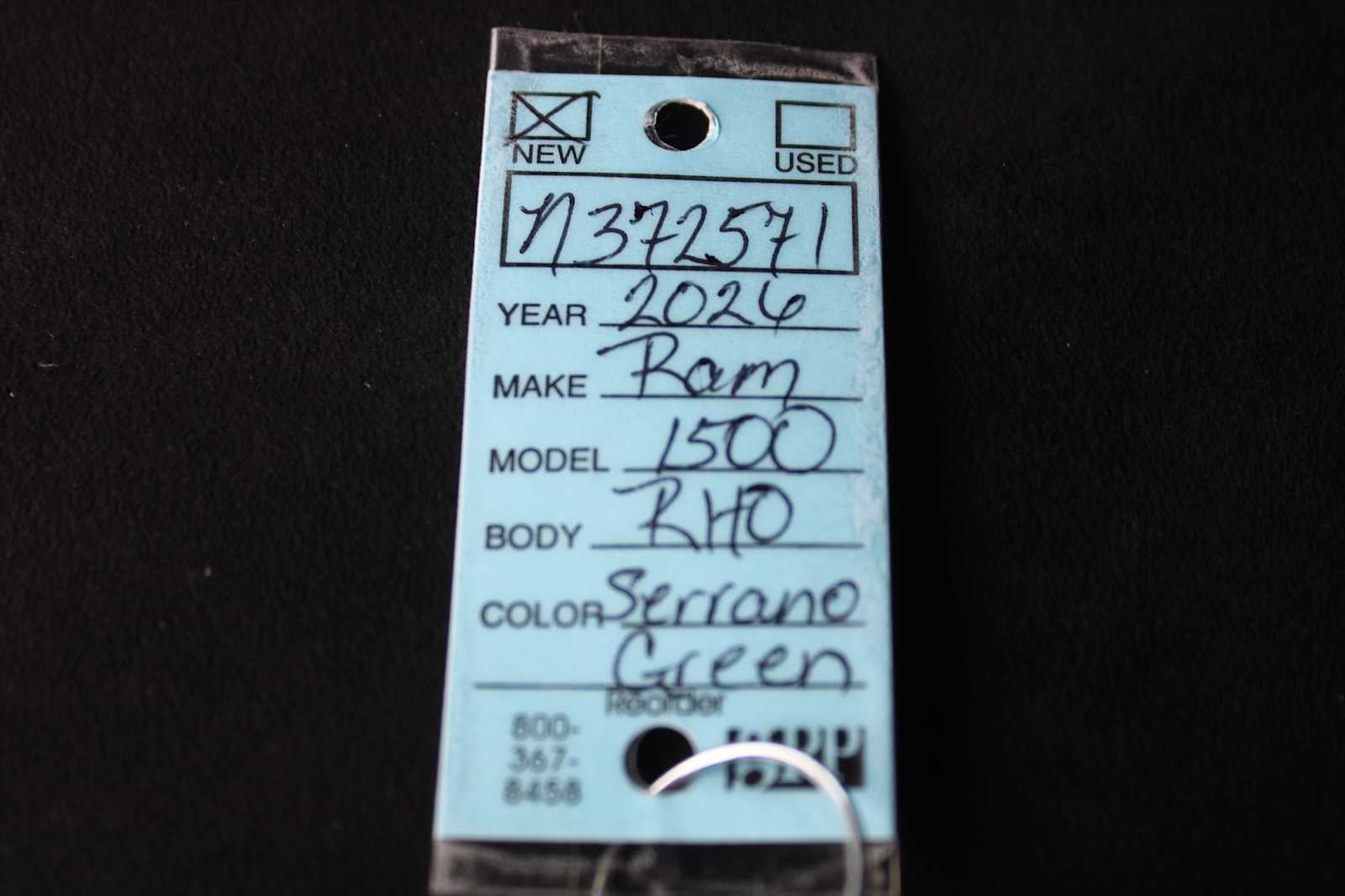 2026 RAM 1500 RHO