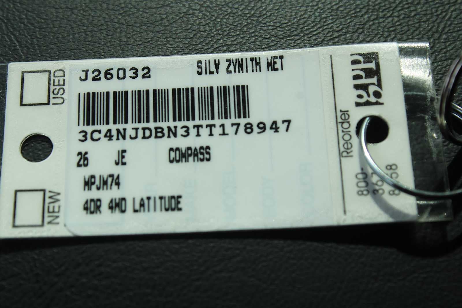 2026 Jeep Compass COMPASS LATITUDE ALTITUDE 4X4