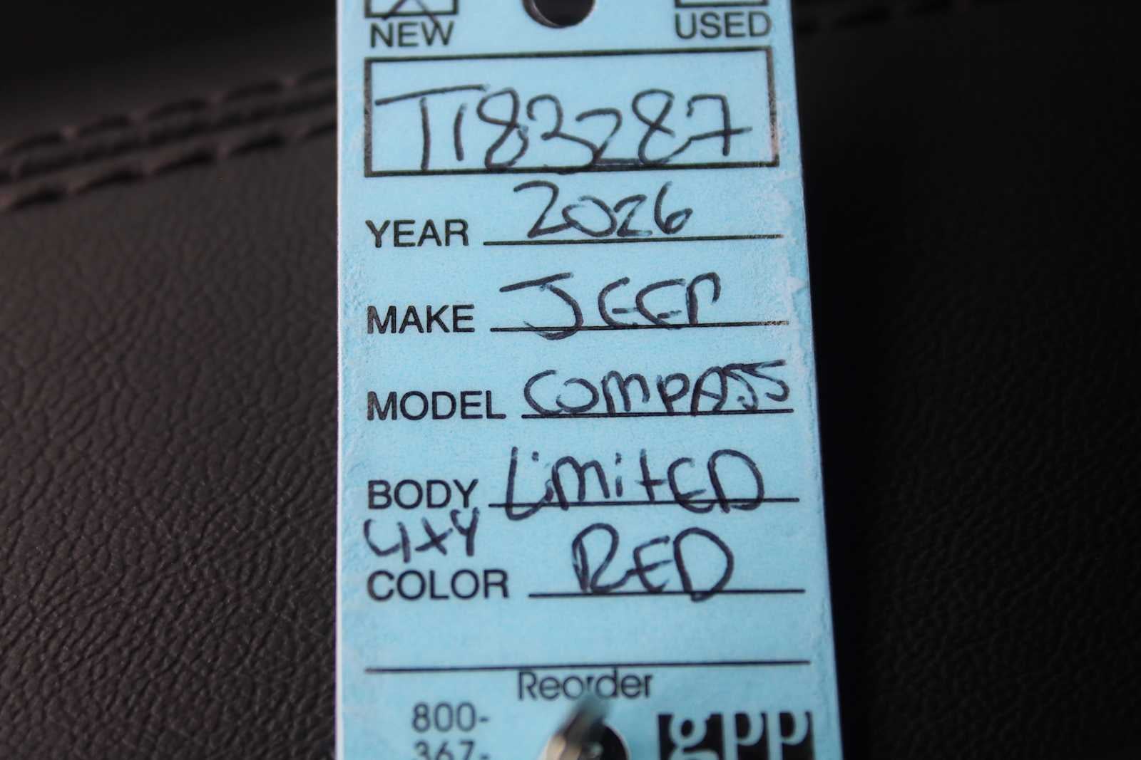 2026 Jeep Compass COMPASS LIMITED 4X4