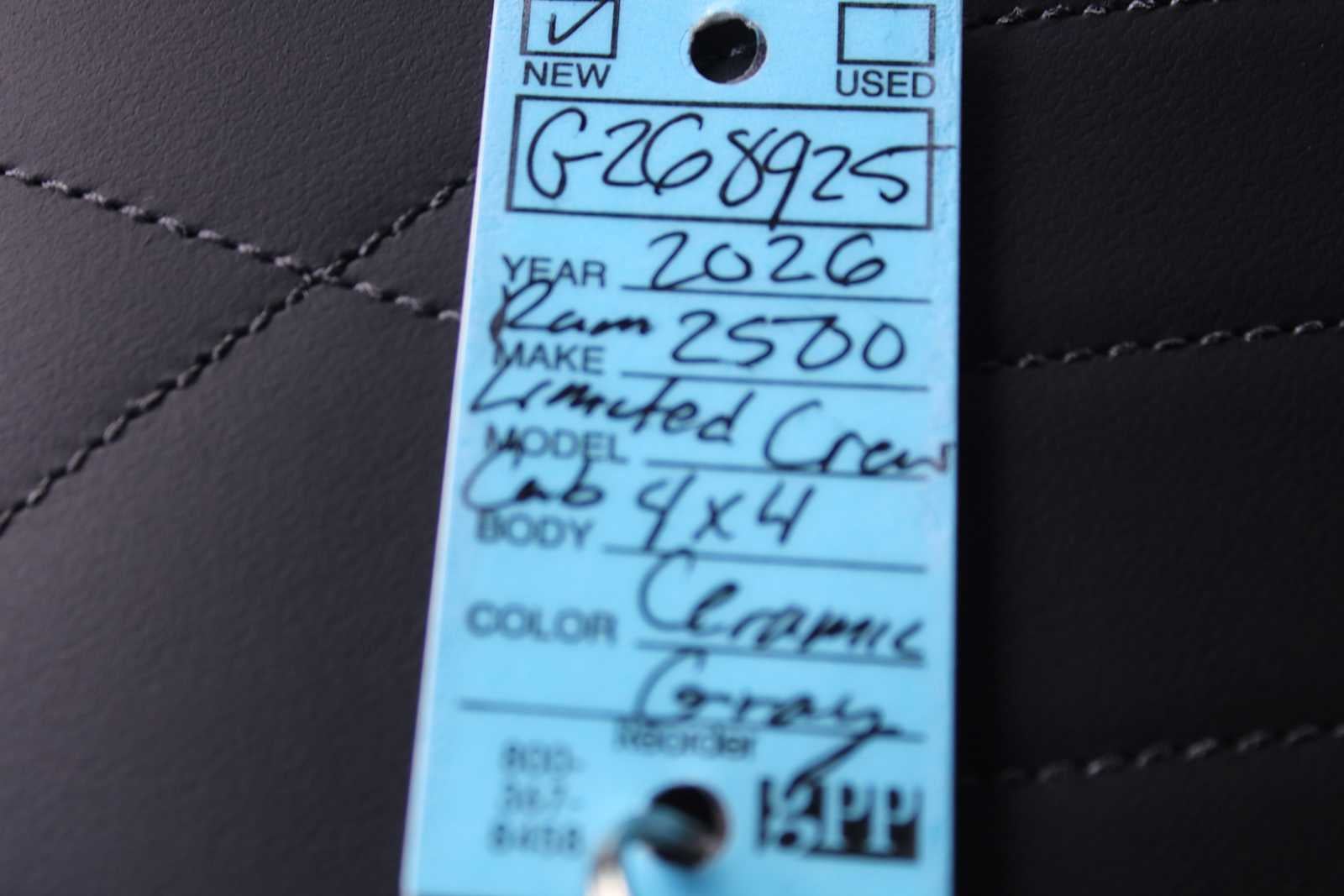 2026 RAM Ram 2500 RAM 2500 LIMITED CREW CAB 4X4 6'4' BOX