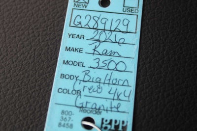 2026 RAM 3500 Big Horn