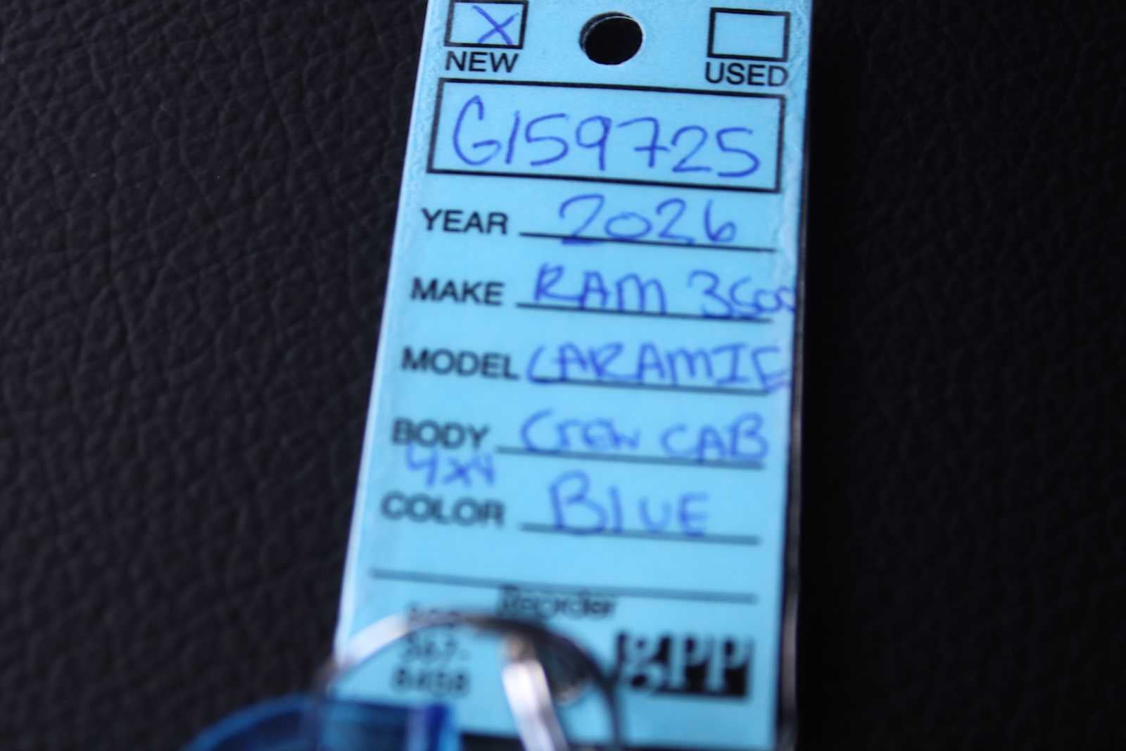 2026 RAM Ram 3500 RAM 3500 LARAMIE CREW CAB 4X4 8' BOX