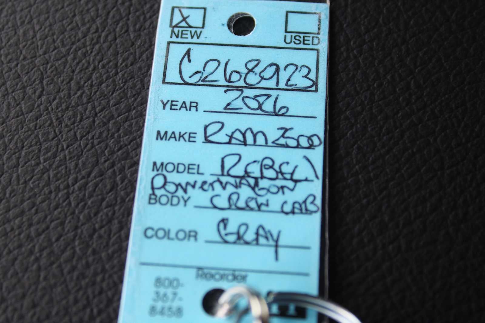 2026 RAM Ram 2500 RAM 2500 REBEL CREW CAB 4X4 6'4' BOX